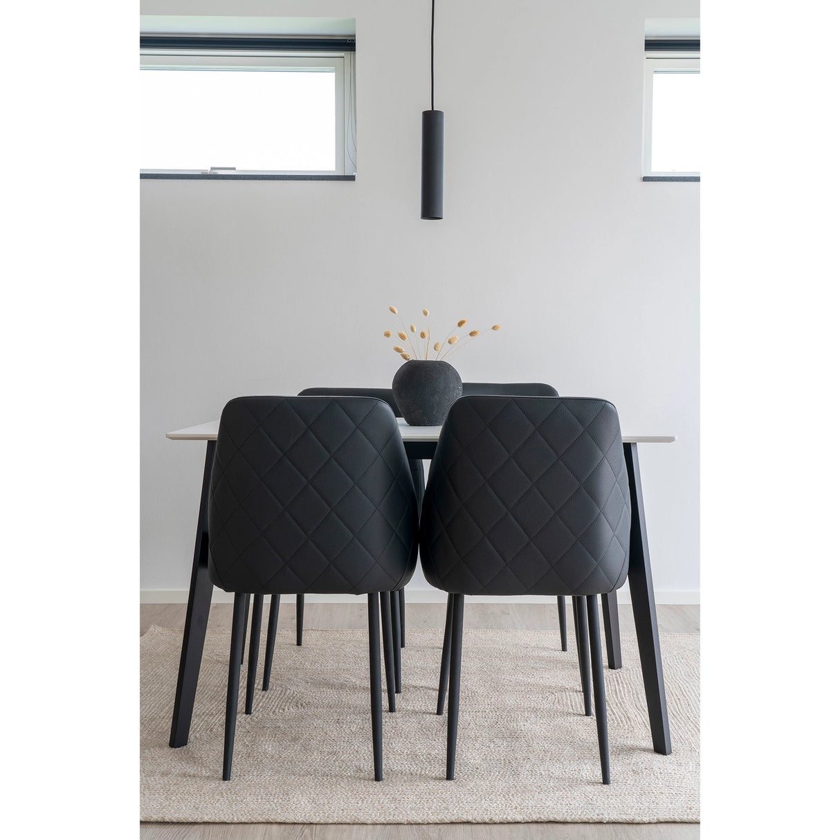 Ceiling light, black, 120cm