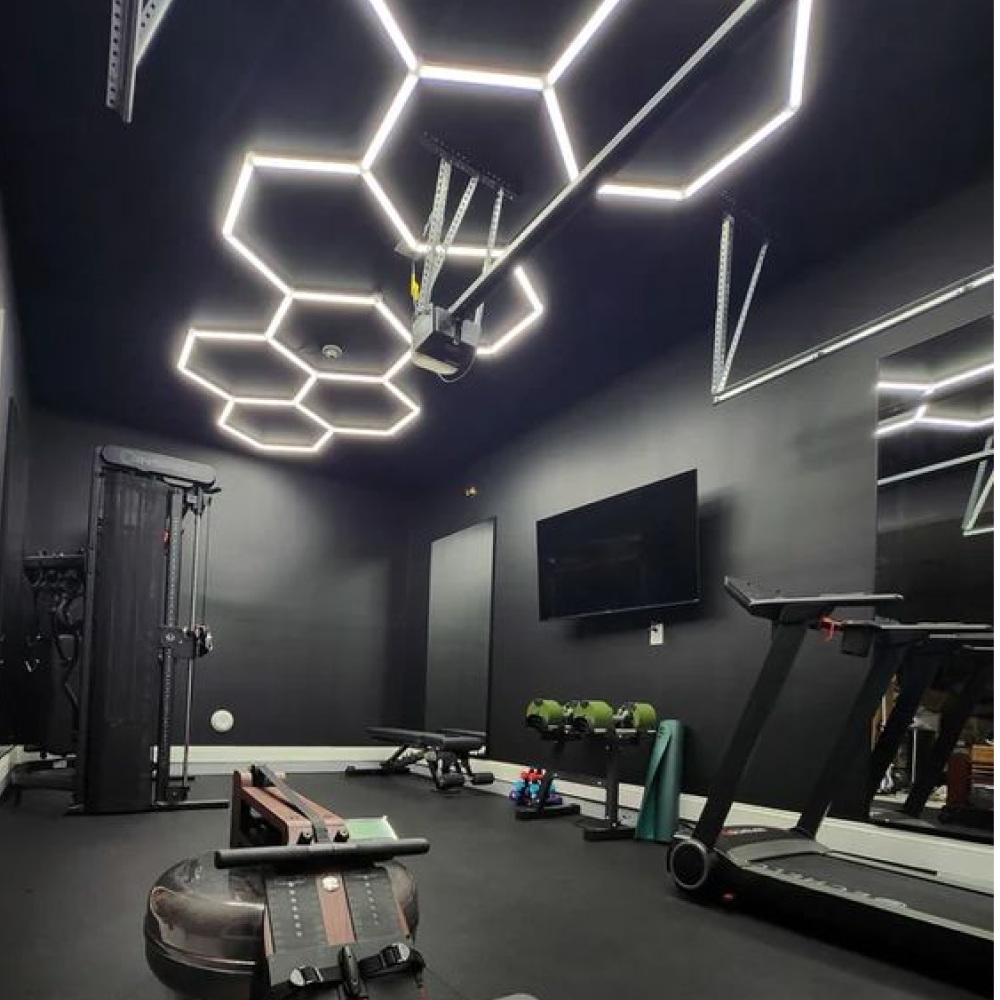 10 Hexagon LED-valo, 6500K, Himmennettävä