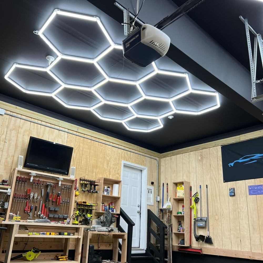 11 Hexagon LED-valo, 6500K, Ei himmennettävä