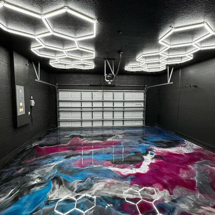 8 Hexagon LED lights 2 pcs Set