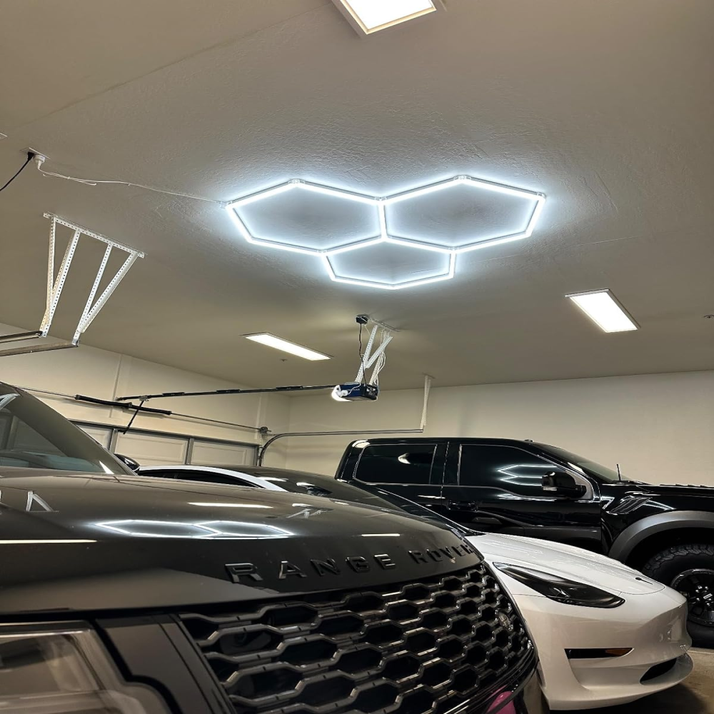 3 Hexagon LED-valo, 6500K, Ei himmennettävä