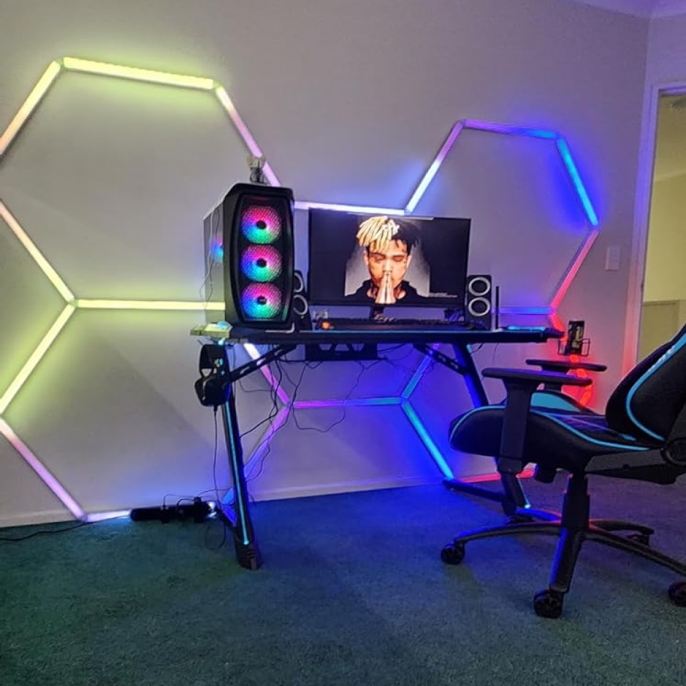5 RGB Hexagon lamp