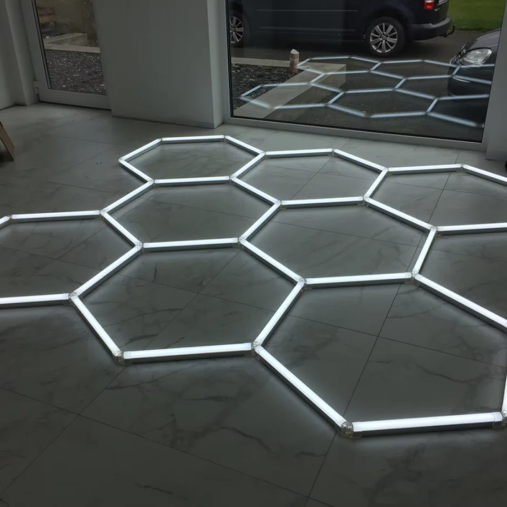 8 Hexagon LED light, 6500K, Non-dimmable