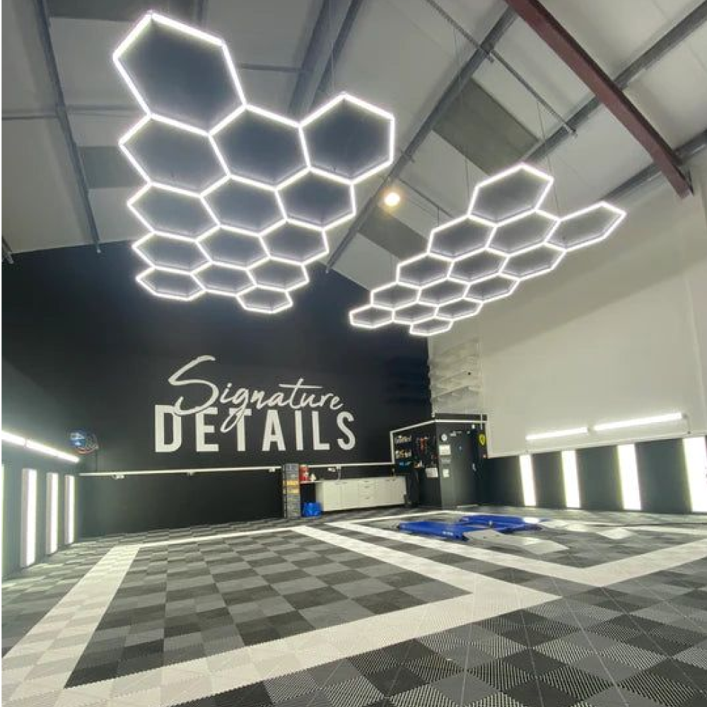 14 Hexagon LED-valo,  6500K, Himmennettävä