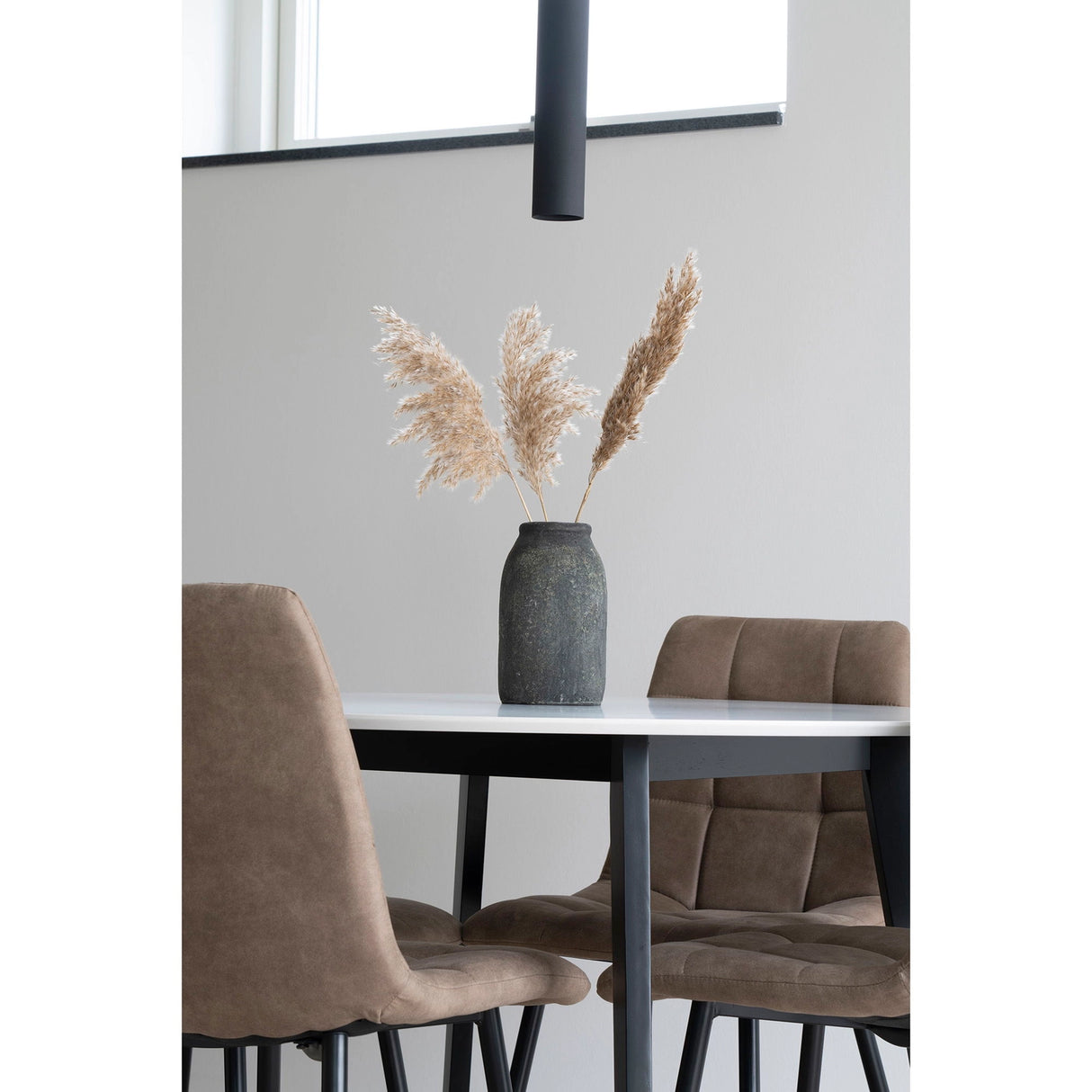 Ceiling light, black, 120cm