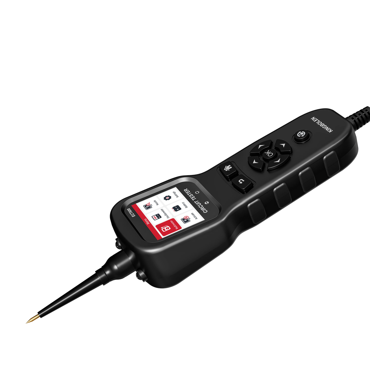 Kingbolen ECT600 Auton virtapiirin testeri 12V/24V – Sähkötesteri, vianetsintälaite, diagnostiikkatyökalu, ammattilaispakkaus