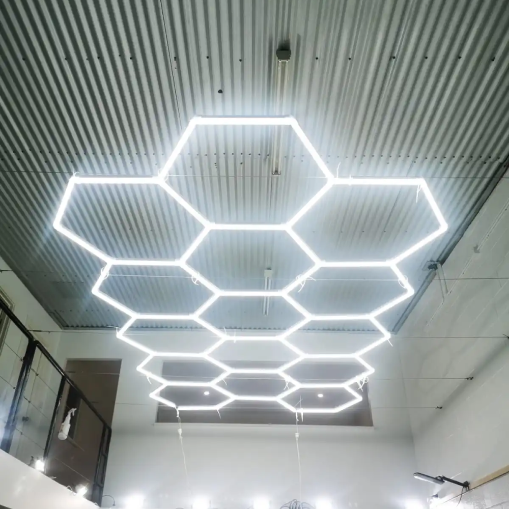 15 Hexagon LED-valo, 6500K, Ei himmennettävä