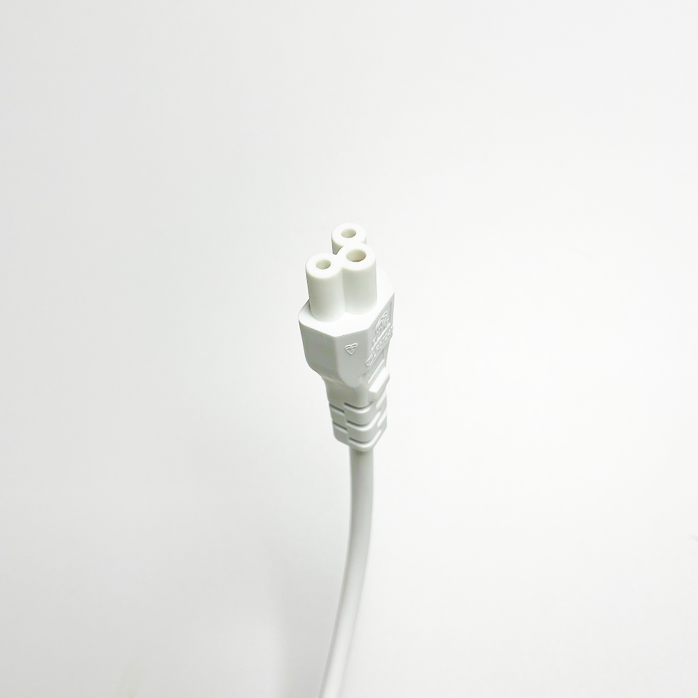 Virtakaapeli, 3-napainen, 25 cm