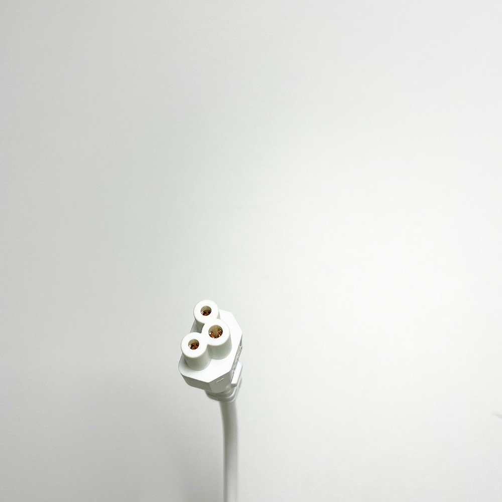 Virtakaapeli, 3-napainen, 25 cm