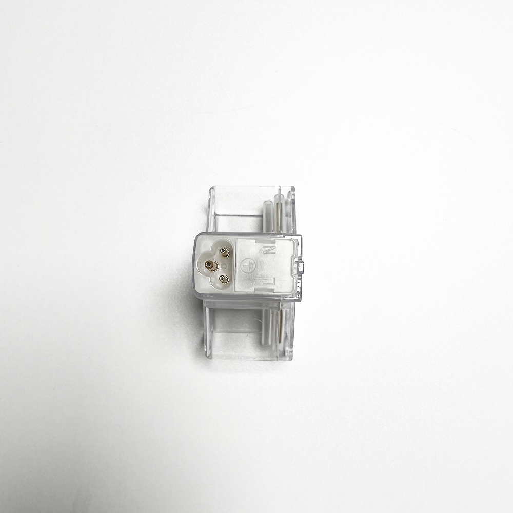 Y-kulmaliitin virtakaapelin adapterilla Hexagon LED-valo, 3 - napainen