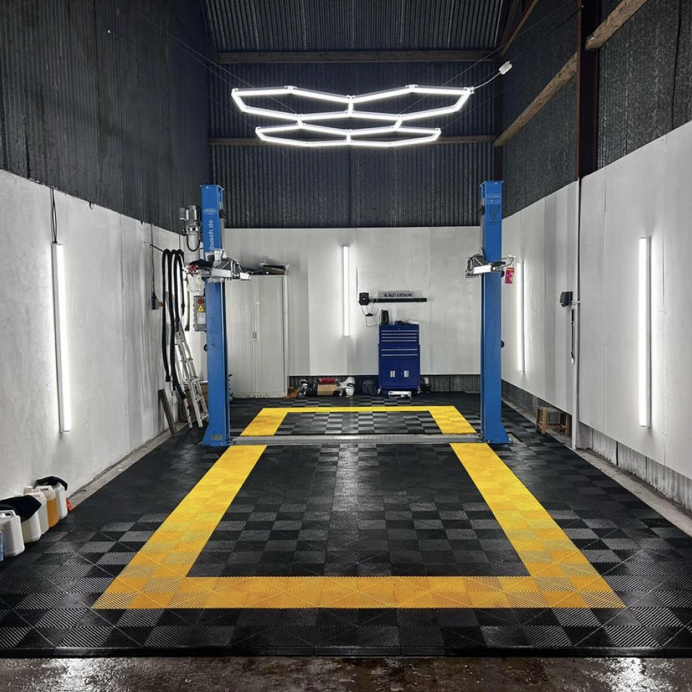 Keltainen Lattialaatta 40x40cm