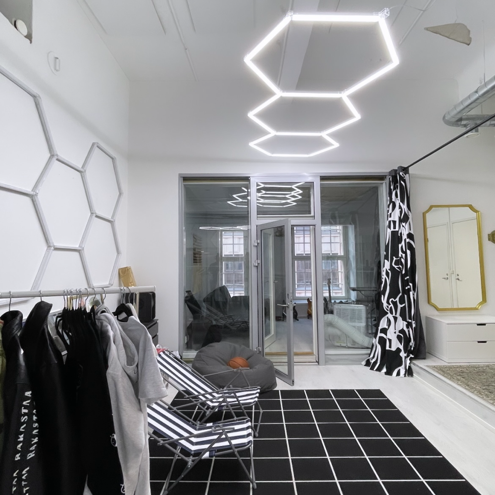 3 Hexagon LED-valo, 6500K, Ei himmennettävä