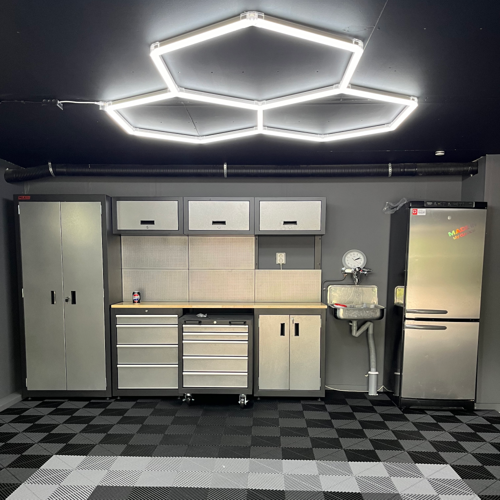 3 Hexagon LED-valo, 6500K, Ei himmennettävä