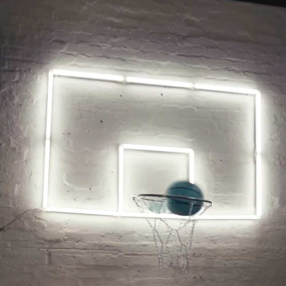 Square LED lamp, 44 x 44 cm, 6500K, Non-dimmable