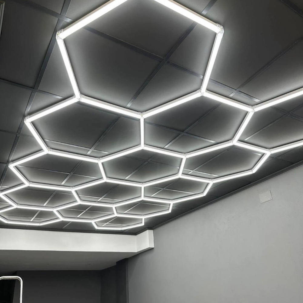 14 Hexagon LED-valo,  6500K, Himmennettävä