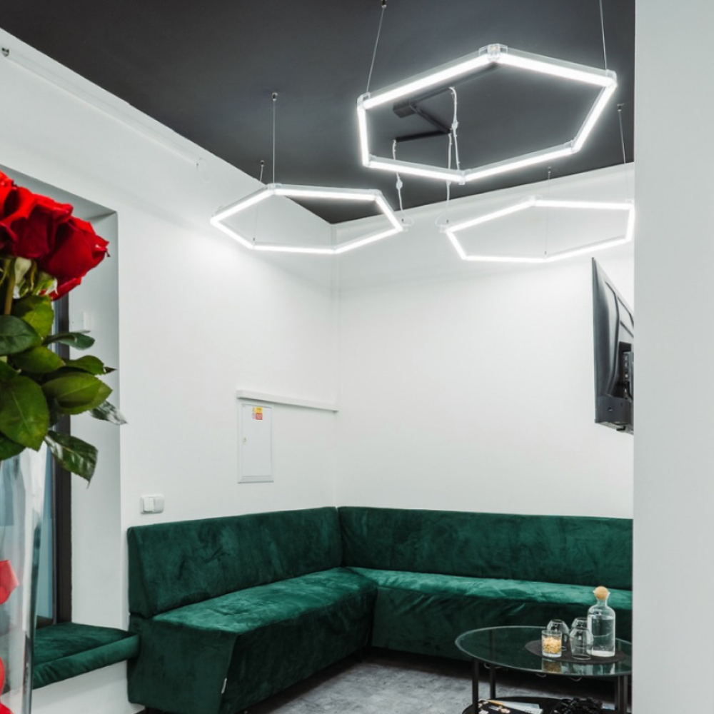 Hexagon LED lights 6 pcs Set