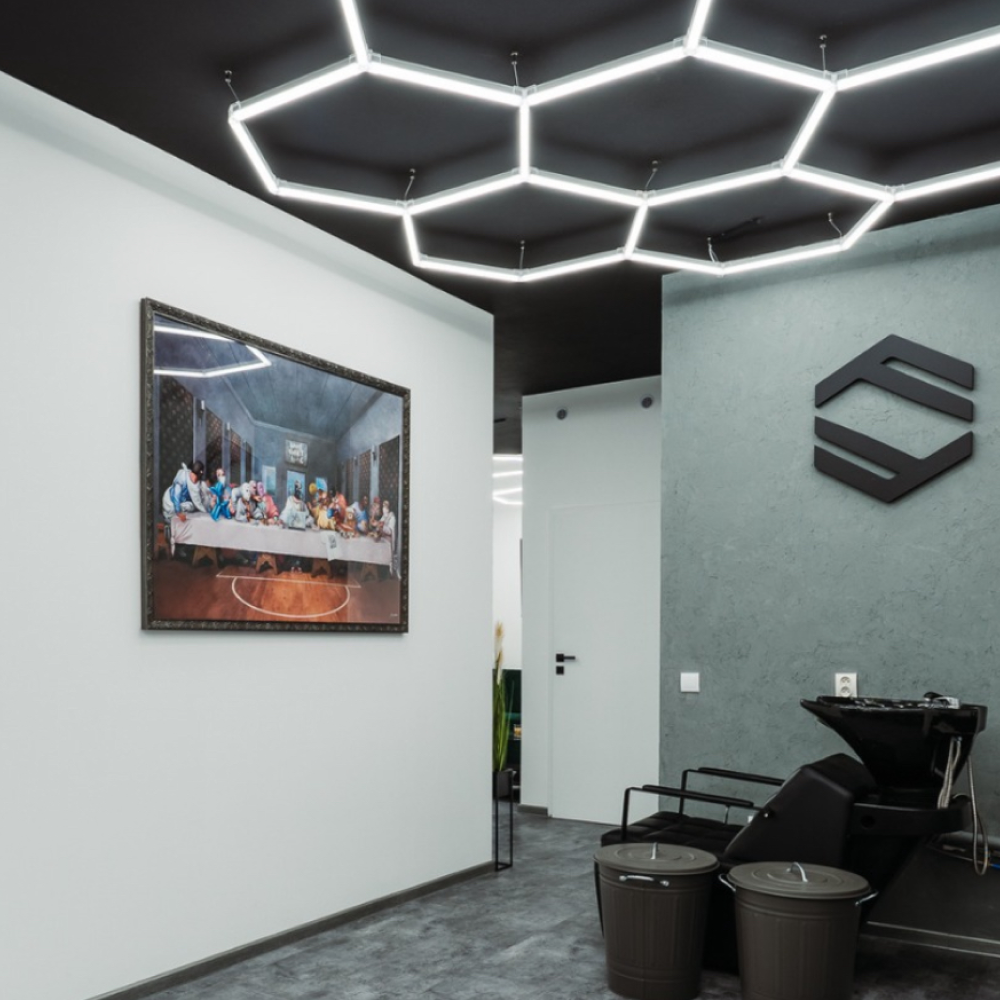 7 Hexagon LED light, 6500K, Non-dimmable