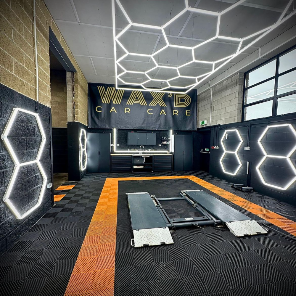 2 Hexagon LED-valo, 6500K, Himmennettävä