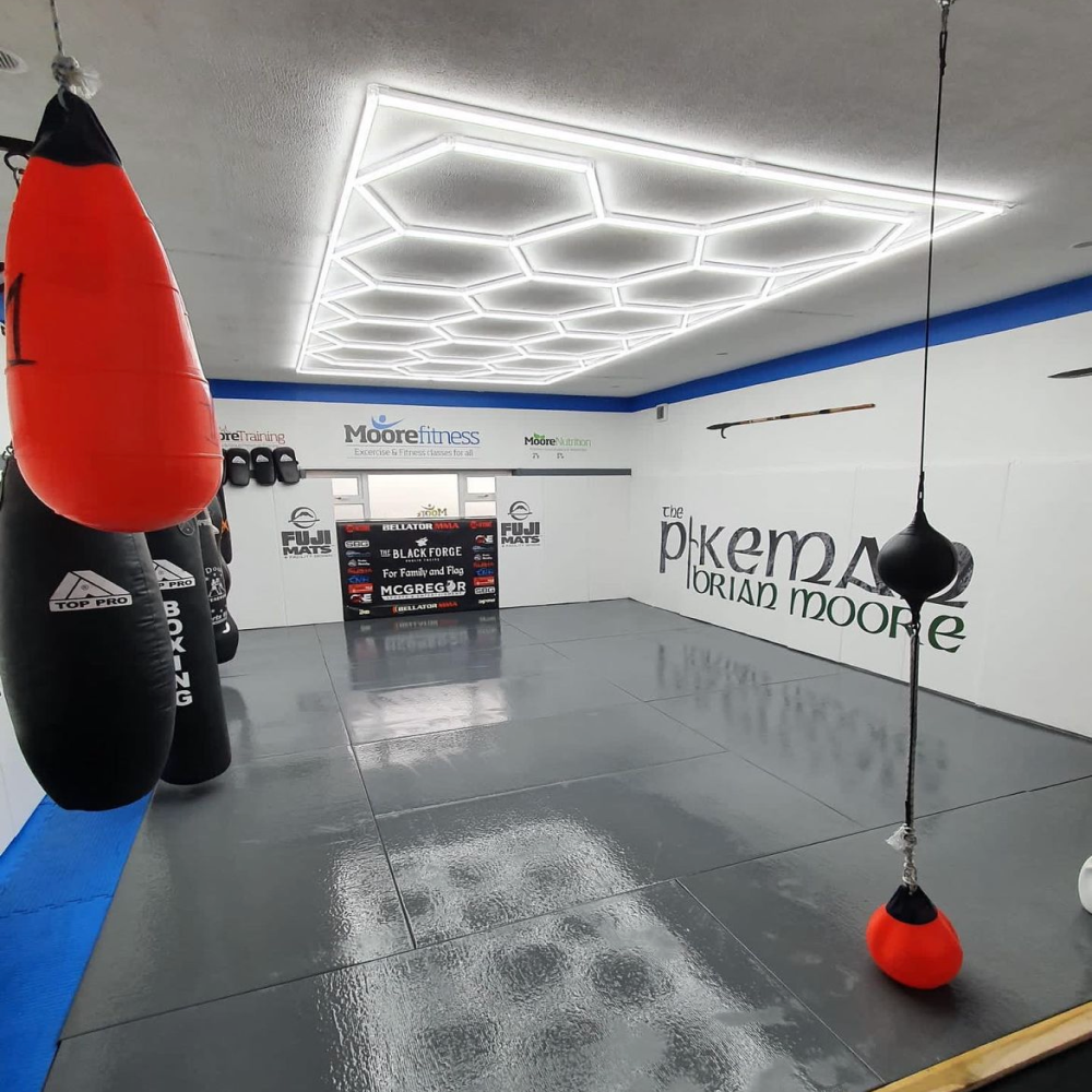 15 Hexagon LED light + frame, 6500K, Non-dimmable