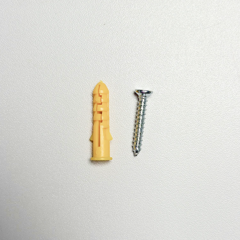 Nailontulppa + ruuvit, 30kpl