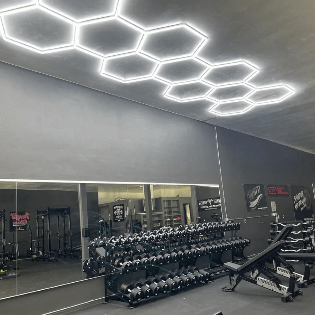 Kuntosalin valaistus