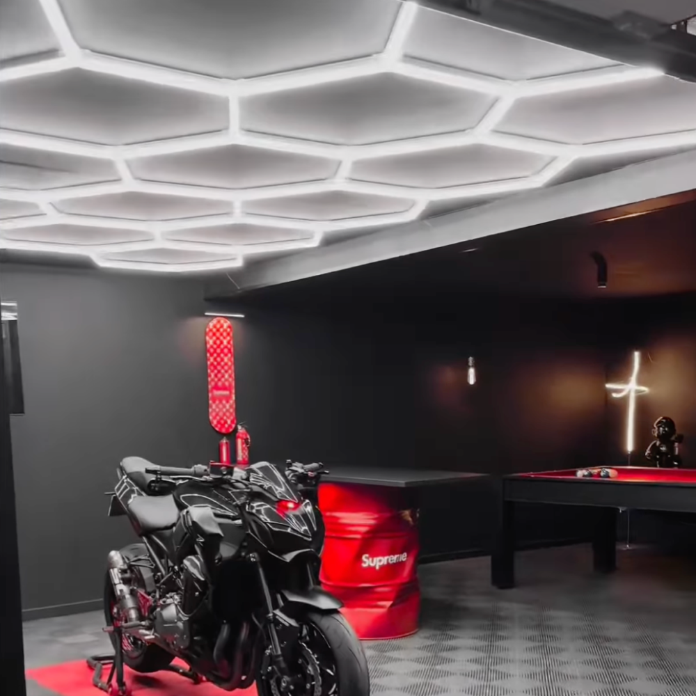 14 Hexagon LED-valo,  6500K, Himmennettävä