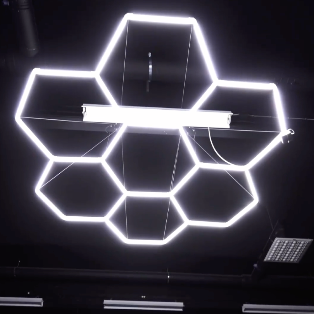 7 Hexagon LED light, 6500K, Non-dimmable