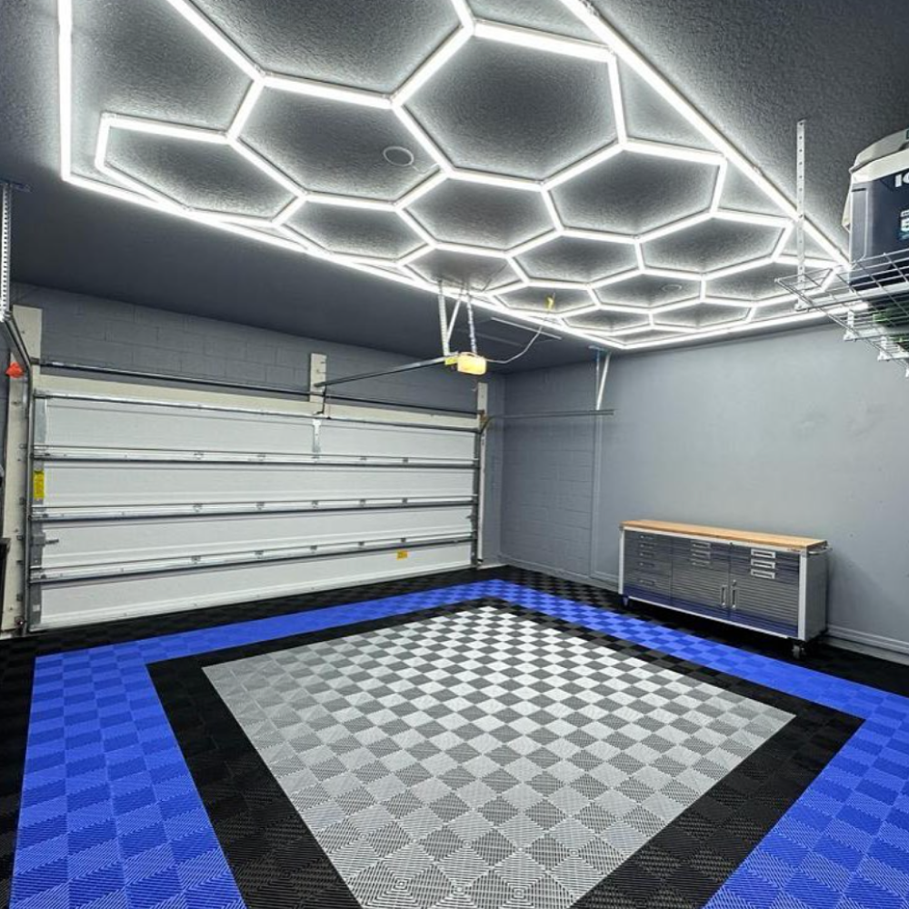 15 Hexagon LED light + frame, 6500K, Non-dimmable