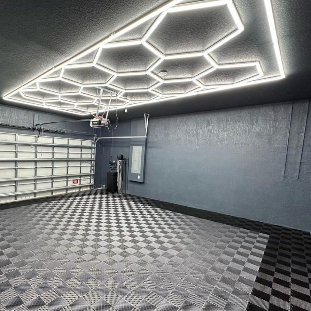 15 Hexagon LED light + frame, 6500K, Non-dimmable