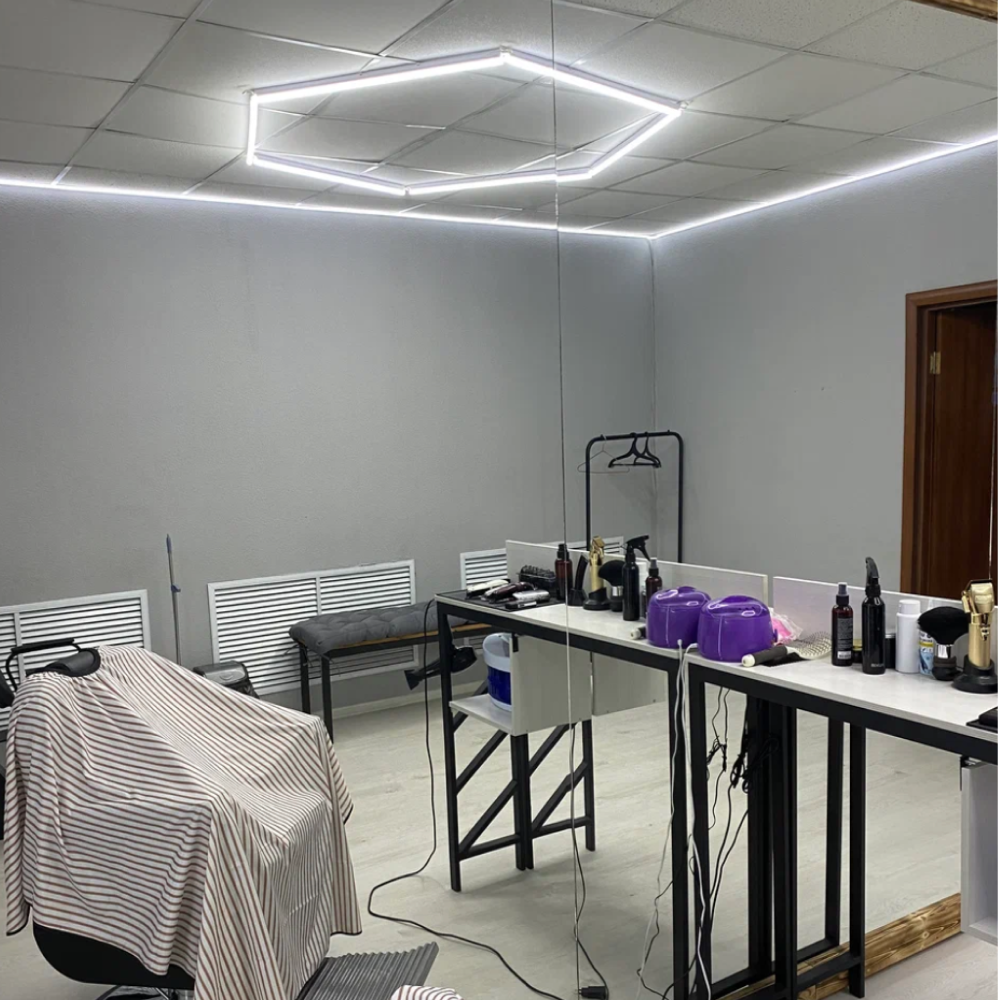 1 Hexagon LED-valo, 6500K, Ei himmennettävä