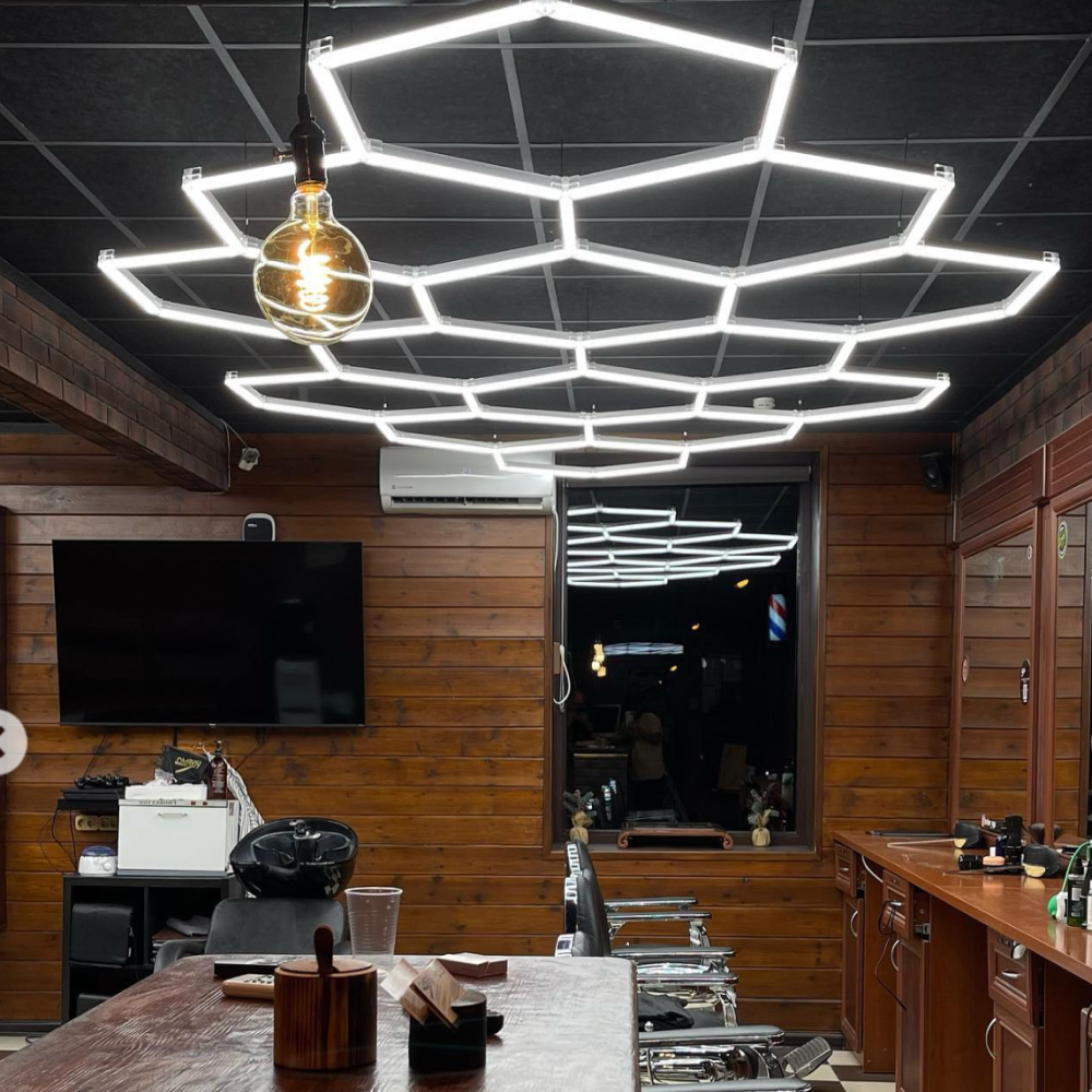 14 Hexagon LED-valo,  6500K, Himmennettävä