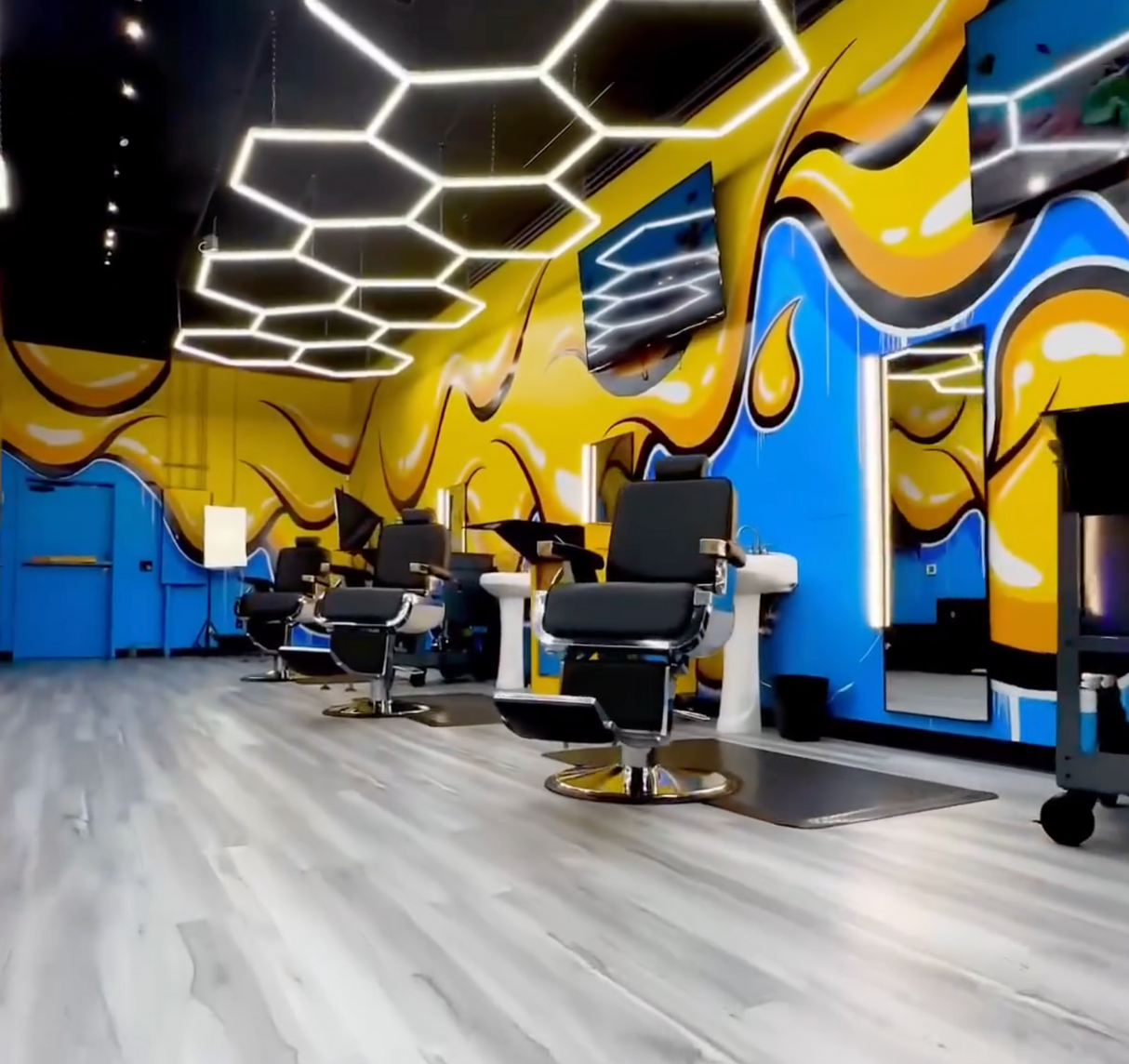 10 Hexagon LED-valo, 6500K, Himmennettävä