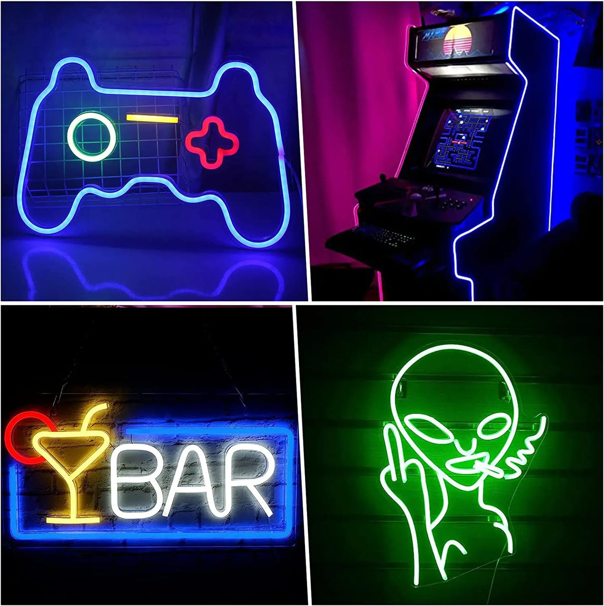 RGB Neon LED -valonauha