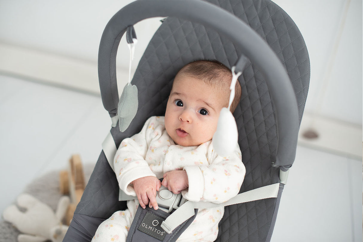 Vauvan sitteri, harmaa, 68 x 51 x 71 cm