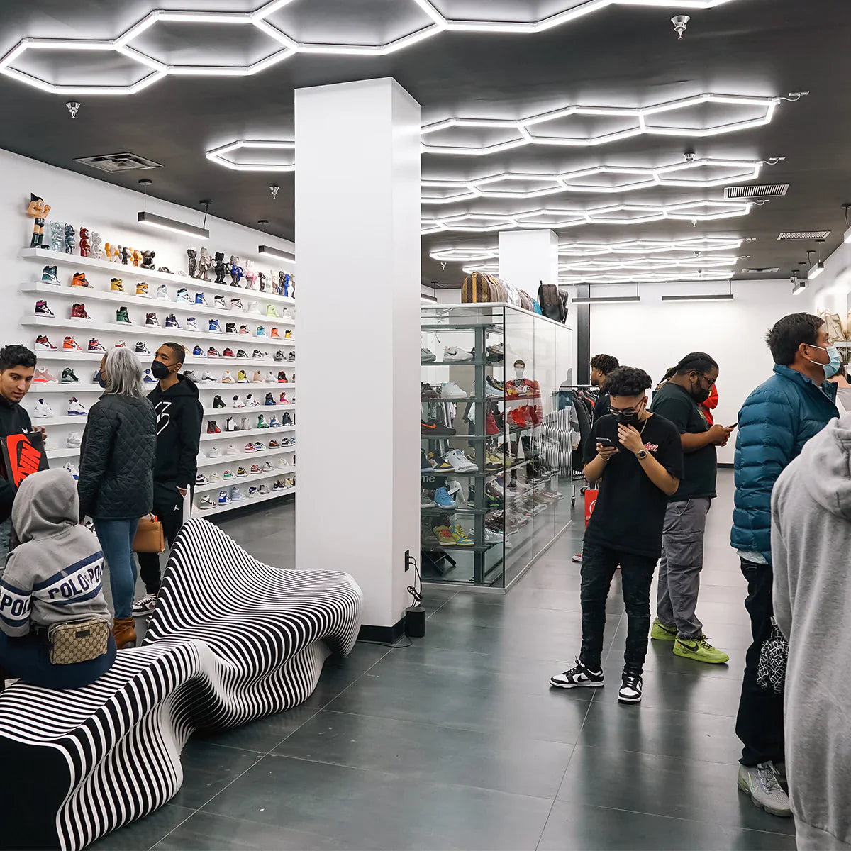 5 Hexagon LED lights 2 pcs Set