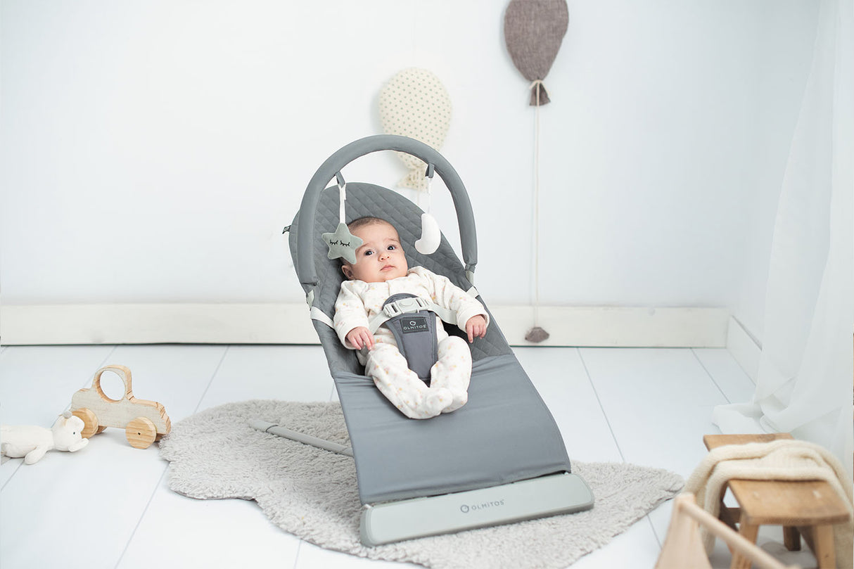 Vauvan sitteri, harmaa, 68 x 51 x 71 cm
