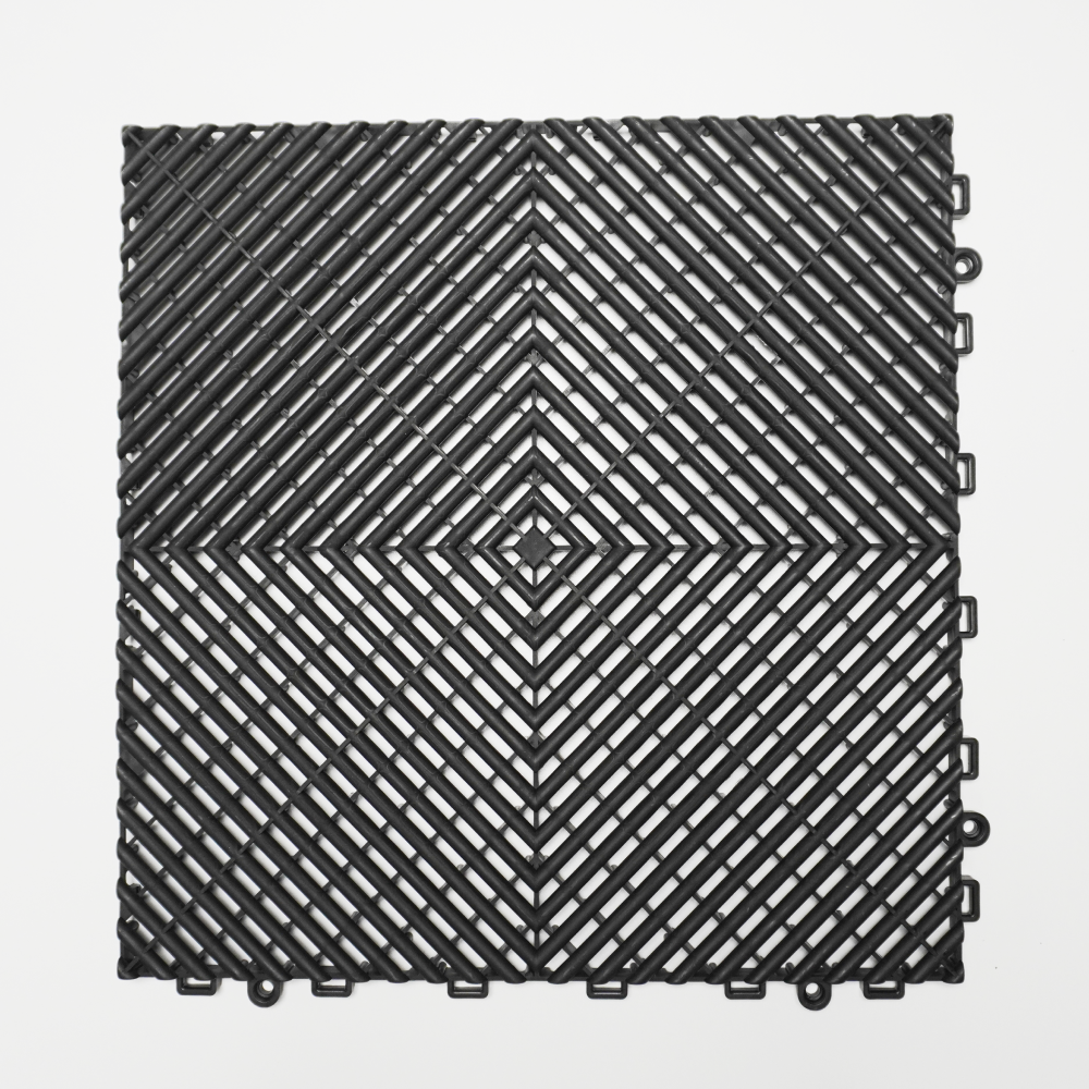 Musta Lattialaatta 40x40cm