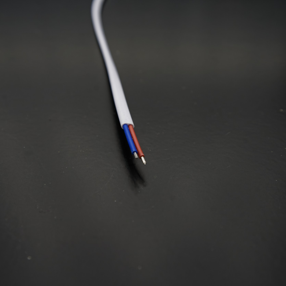 Virtakaapeli, 2-napainen, 60 cm