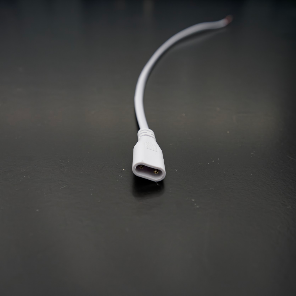 Virtakaapeli, 2-napainen, 60 cm