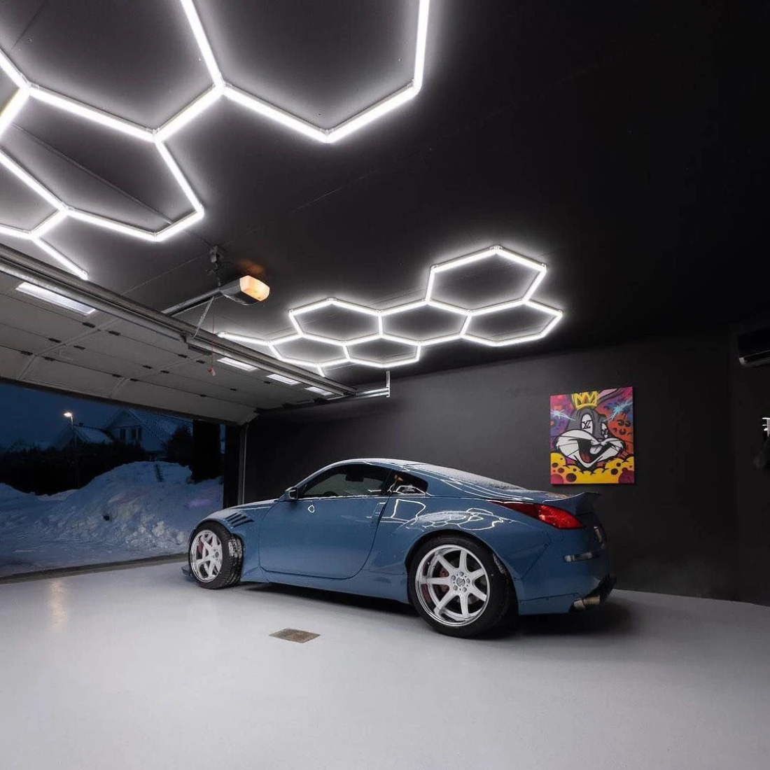 8 Hexagon LED light, 6500K, Non-dimmable