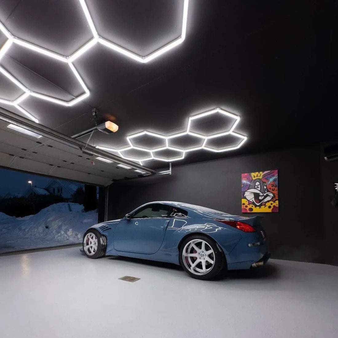 8 Hexagon LED lights 2 pcs Set