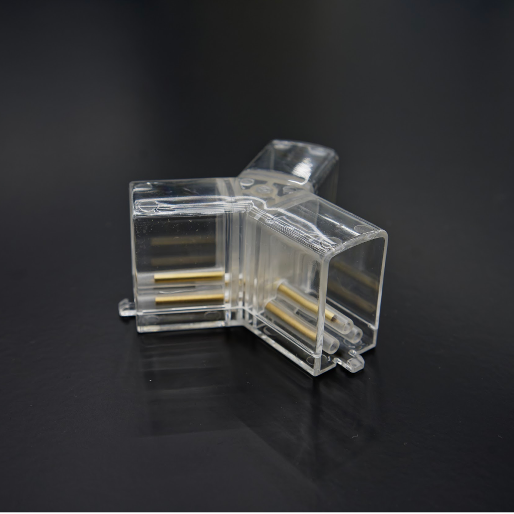 Y-kulmaliitin Hexagon LED-valo, 3 - napainen