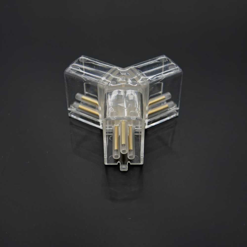 Y-kulmaliitin Hexagon LED-valo, 3 - napainen