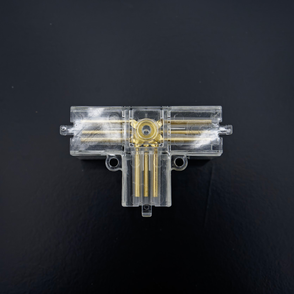 T-kulmaliitin Hexagon LED-valo, 3 - napainen