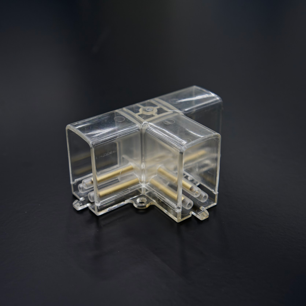 T-kulmaliitin Hexagon LED-valo, 3 - napainen