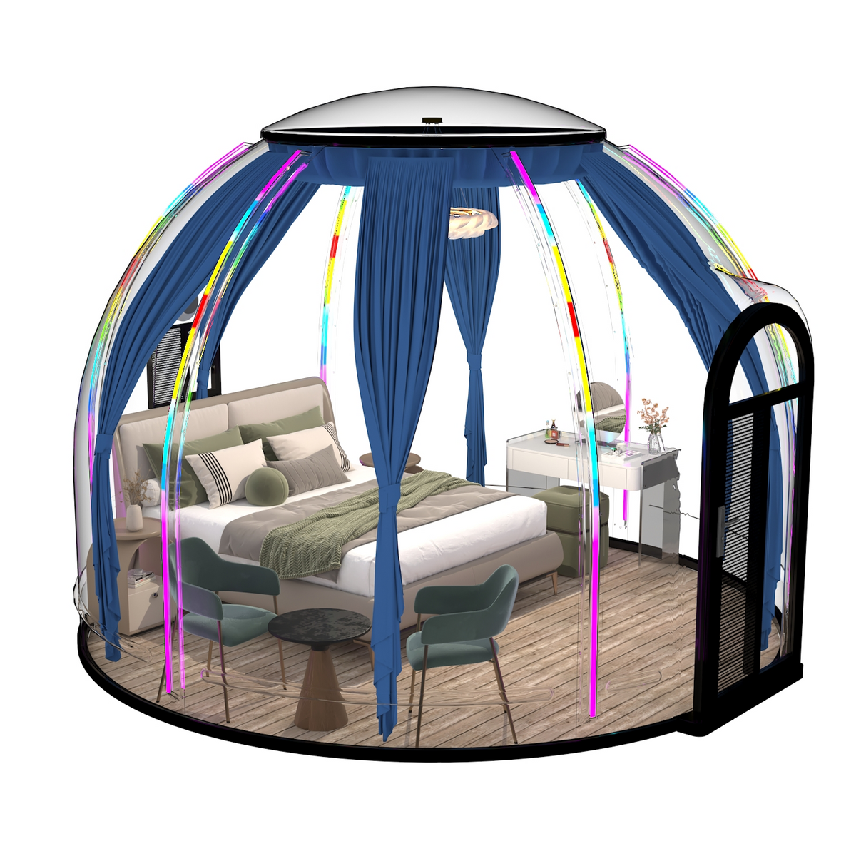 Polykarbonaatti kuplateltta / Lasi-iglu, 4.2m x 3m, 13.84 м²