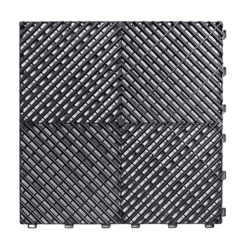 Musta Lattialaatta 40x40cm