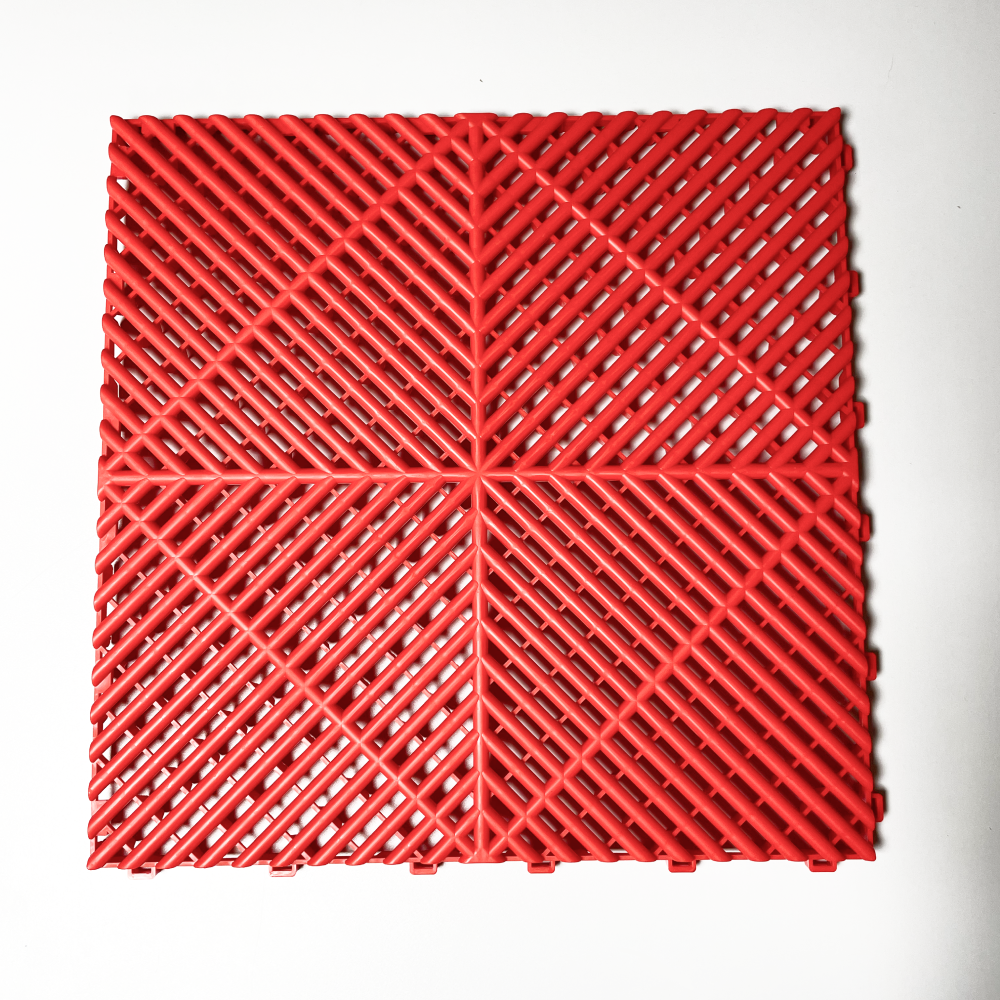 Punainen Lattialaatta 40x40cm