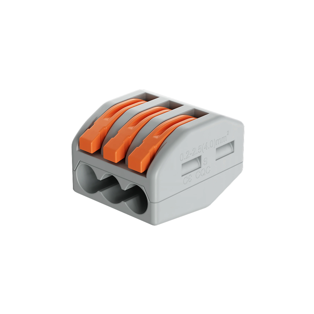 Rasialiitin vipu, 3-napainen, 1 kpl