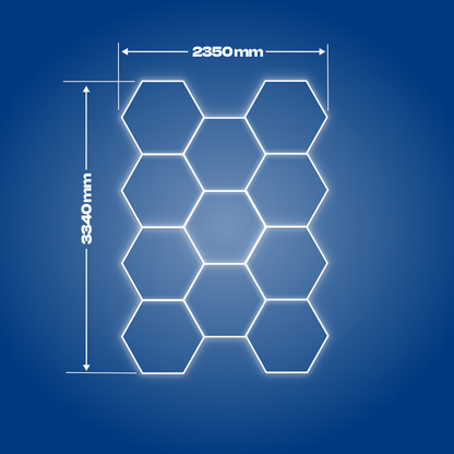11 Hexagon LED-valo